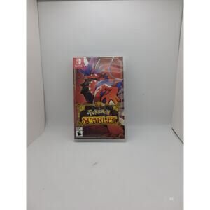 Pokemon Scarlet Nintendo Switch Complete w/ Case & Cartridge